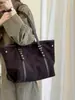 Bolso tote minimalista transfronterizo para mujer, nueva colección otoño/invierno 2026, gran capacidad, versátil, bolso de hombro de moda y bolso de axila