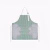 Delantal rayado hogar impermeable moda borrable mano cocina cocina correa a prueba de aceite overol mayoreo