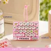 Llavero divertido de teclado de 26 teclas, colgante para mochila, juguete antiestrés, decoración para bolso, pequeño regalo para niños y parejas, venta al por mayor