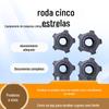 Roda cinco estrelas para mineração, eixo inclinado de mina de pequeno porte, modelo de roda de cinco flores, guia de cinco estrelas de calibre 600 completo para mineração