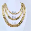 Venda Quente Transfronteiriça Amazon Aliexpress Moda Europeia e Americana Tendência Personalizado Aço Inoxidável Aço Titânio Colar Pulseira Masculina