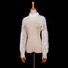 Blusa de Encaje Antiguo Americano Cuello Cortado Chal Retro Ropa de Protección Solar para la Playa Amazon Collar Falso Decorativo Sexy
