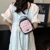 2025 Bolso Nuevo Transfronterizo Estilo Coreano Pequeño Mochila Rombo Fragante Bolso Simple Estudiante Mujer Bolso de Mano de Alta Gama para Mujer