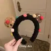 Diadema de Pingüino de Peluche Lindo para Otoño e Invierno, Cabeza de Pez, Celebridad de Internet Femenina, Cara de Dibujos Animados, Para Lavado de Cara, Maquillaje, Presionar el Cabello, Diadema Nueva, Pasador de Pelo, Diadema