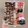 162 Peças Exportação Amazon Grampos de Cabelo Laço Borboleta Feitos à Mão para Bebê, Elásticos de Cabelo, Acessórios de Cabelo, Conjunto de Acessórios de Cabelo para Crianças