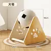 Juguetes para Gatos Duraderos y que No Sueltan Pelo, Bola Rascadora para Gatos, Tabla Rascadora para Gatos, Bola Vertical de Sisal, Tabla Rascadora para Gatos, Estructura de Escalada para Gatos Todo en Uno