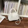 Bolsos Pequeños de Moda de Este Año para Mujer 2025 Nuevo Bolso Versátil de Hombro Cruzado de Moda Bolso Estilo Bowling de Primavera y Verano para Mujer