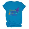 No puedes asustarme Amazon eBay sitio independiente camiseta casual y elegante para mujer de cuello redondo y manga corta