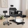 Silla Exclusiva para Lavar Pies Transfronteriza Estilo Nuevo Simple Salón Barbería Peluquería Tina de Baño para Pies Masajeador Silla de Peluquería Venta Directa de Fábrica