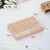Suporte de exibição para grampos de cabelo painel de madeira com pinos secador de argila leve painel de armazenamento para flores de crochê DIY banca