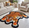 La alfombra de cachemir de imitación Amazon Tiger es resistente a la suciedad y suave, adecuada para la mesita de noche del dormitorio, fácil de mantener y adecuada para el sofá y la mesa de café de la sala de estar.