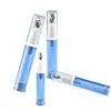 Novo tubo de creme para os olhos de camada única feito de material PP, disponível em 5ML, 7,5ML, 10ML, 15ML, com uma cabeça de liga para caneta de massagem para cuidados com os olhos