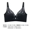 Sutiã de Renda Francesa com Bojo Triângulo para Mulheres Fino Push-up Seios Pequenos Lingerie Sexy Liquidação Fora de Época