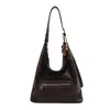 Bolso de Mujer 2025 Otoño Nuevo Estilo Coreano Leopardo Perezoso Estampado Bolso Tote Alta Apariencia Nicho Bolso de Hombro Cruzado