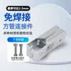 Conectores Quadrados de Tubo de Aço Inoxidável 25/30/40 Acessórios Galvanizados Estrutura de Estufa Prateleira Junta de Combinação Grampos de Fixação