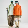 Chaqueta de Montañismo a Prueba de Viento e Impermeable para Pareja con Relleno Desmontable (Forro polar) Forro, Tres en Uno 0.05kg Juego de Piezas