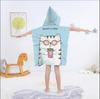 Amazon Poncho de Playa de Microfibra para Niños con Estampado Digital, Poncho de Playa para Exteriores, Absorbente y de Secado Rápido