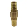 Válvula de retención de boca de pagoda Insertar Manguera de goma Válvula unidireccional Doble cabeza Boca de cobre con resorte Funda de válvula de flujo inverso Manguera de goma de alambre de acero Válvula de tubería de agua