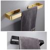 Set de Accesorios de Baño de Aluminio Espacial, Toallero sin Perforaciones, Gancho para Ropa, Soporte para Papel Higiénico de Baño, Juego de Toallero