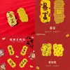 Pegatina de Teléfono de Oro Puro 999 para Riqueza Instantánea y Buena Fortuna, Barra de Oro de 2 mg, Oso de la Fortuna, Regalo de Promoción para Transmisión en Vivo de Apertura de Tienda de Oro