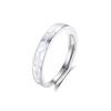 Anillo fluorescente con forma de corazón original de noria, para parejas, todo a juego, de plata de ley S925, nicho, joyería abierta de alta calidad, luminosa