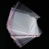 Sacos auto-adesivos OPP, sacos de embalagem transparentes espessados, sacos plásticos auto-adesivos com ziplock, sacos de embalagem para roupas, sacos plásticos auto-adesivos
