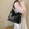 Bolso retro para mujer estilo Hong Kong, textura, portátil, bolso de axila, nuevo 2024, bolso tote de mano, mochila de gran capacidad