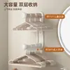 Estante Organizador de Almacenamiento para Ropa, Colgador Telescópico sin Taladro para Montar en Pared para Balcón, Organizador de Barra para Colgar Ropa