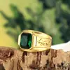 Joyería para Exportación al por Mayor: Anillo de Acero de Titanio con Dragón de Piedras Preciosas Vintage, Anillo para Hombre con Incrustaciones de Diamantes de Exportación