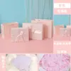 En stock Caja de Regalo Blanca Grande y Sencilla con Lazo Caja de Regalo de Cumpleaños Caja Rectangular para Empaque de Cosméticos Caja Vacía