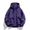 Chaquetas de Moda Primavera y Otoño 2024 para Hombres y Mujeres, Nuevos Abrigos con Capucha Versátiles de Corte Amplio, Rompevientos Estilo Pareja Serie Montaña