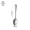 Cuchara de Acero Inoxidable 304 Cuchara de Mesa para Restaurante Cuchara para Sopa de Restaurante Doméstico Cuchara para Remover Sopa Cuchara Gruesa para Postre Regalo