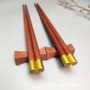 Alas de pollo madera sándalo rojo 7.8 Li Fuding palillos vajilla doméstica Palo de rosa sin pintura sin cera antideslizantes palillos domésticos de madera maciza