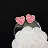 Pendientes de alta calidad para todo tipo de atuendos, pendientes de moda para hombres y mujeres, letras de pedrería, todo a juego, pasador de plata s925, accesorios de aleación