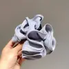 Presilha de coque nuvem plissada perolada modelo 2026 para mulheres, acessório de presilha de cabelo moderno e único para coques na parte de trás da cabeça