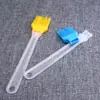 En stock herramientas de cocina cepillo de silicona dividido Cepillo para aceite cepillo para barbacoa de alimentos cepillo de cocina cepillo para condimentos tamaño pequeño