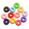 15 mm Simulación de comida y juego Donut Pastel de resina Accesorios DIY Gota Pegamento Carcasa de teléfono móvil Belleza Pendientes hechos a mano Joyería