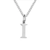 Collar con Colgante de Letra Emanco Acero de Titanio No se Desvanece Cadena para Clavícula Cadena de Hueso de Serpiente de Acero Inoxidable Nicho Europeo y Americano para Mujeres