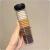 Goma de Pelo Simple de Alta Elasticidad para Mujer, Cuerda para Cola de Caballo Alta que No Daña el Cabello, Diadema Duradera, Anillo para el Cabello Versátil, Accesorio para el Cabello