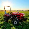 Tractor King Greenhouse Luoyang Huaxuan Lin Guowang 504 Perfil Bajo Invernadero de Huerto Rotocultivador Tractor Agrícola