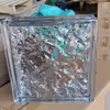 Parede Divisória de Tijolo de Cristal Ultra-Branco Arte Tela Divisória Transparente Padrão Cristal de Gelo Suporte Vazado Personalizado seu