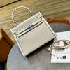 Nueva Generación Kelly Tela de Vela Cuero Moda Bolso de Mano Hombro Cruzado para Mujer Lona Kelly Explosiones Transfronterizas