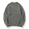 Suéter Pulôver para Adolescentes no Outono e Inverno, Gola Redonda, Tamanho Grande, Solto, Estilo Preguiçoso, Camisa Base de Lã com Top Interno