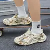 Pantuflas de Dibujos Animados para Exteriores con Punta Cerrada para Hombre, Nuevas de Verano, Transpirables, Zapatos de Agua, Sensación de Pisar Mierda, Antideslizantes, Frescas
