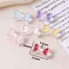 Óleo acrílico transparente pingando contas smiley pequena flor de cinco pontas estrela de pêssego coração buraco reto contas soltas DIY pulseira acessórios para o cabelo
