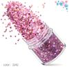 Polvo de glitter polvo de glitter joyería para uñas lentejuelas traje degradado láser Esmalte de uñas pegamento maquillaje epoxi delgado
