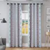 Cortinas blackout com revestimento, padrão floral, design perfurado, dropshipping transfronteiriço e serviços de etiquetagem, best-sellers da Amazon SHEIN