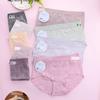 Encontre Calcinhas de Algodão Cor Pura Sem Costura Transfronteiriças de Fábrica para Meninas com Controle da Barriga e Roupa Íntima Feminina Respirável