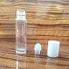 5 ml garrafa de bola de rolo de vidro redondo garrafa de bola de rolo de óleo essencial 10ml massagem de óleo essencial garrafa de bola vazia garrafa por atacado