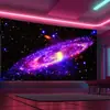 Tecido Decorativo Transfronteiriço Novo Produto Reação UV Brilhante Fluorescente Gatinho Pano de Pendurar Pano de Fundo Decorativo Fundo de Dormitório